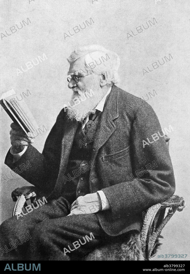 Alfred Russel Wallace (1823-1913) was a Welsh naturalist, explorer, geographer, anthropologist and biologist. He is best known for independently proposing a theory of evolution due to natural selection that prompted Charles Darwin to publish his own theory. He was considered the 19th century's leading expert on the geographical distribution of animal species and is sometimes called the "father of biogeography". One of the the first prominent scientists to raise concerns over the environmental impact of human activity. Wallace was one of the leading evolutionary thinkers of the 19th century and made a number of other contributions to the development of evolutionary theory besides being co-discoverer of natural selection. Wallace was strongly attracted to unconventional ideas and advocated Spiritualism. He was a prolific author who wrote on both scientific and social issues. He died in 1913 at the age of 90.