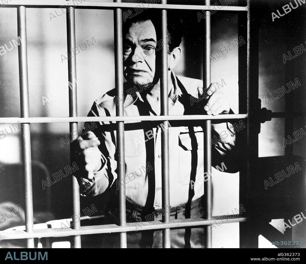 EDWARD G. ROBINSON in BLACK TUESDAY, 1954, directed by HUGO FREGONESE. Copyright UNITED ARTISTS.