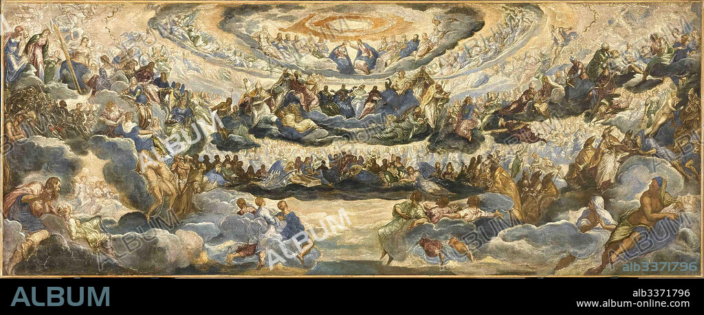 TINTORETTO. The Coronation of the Virgin (Paradise).