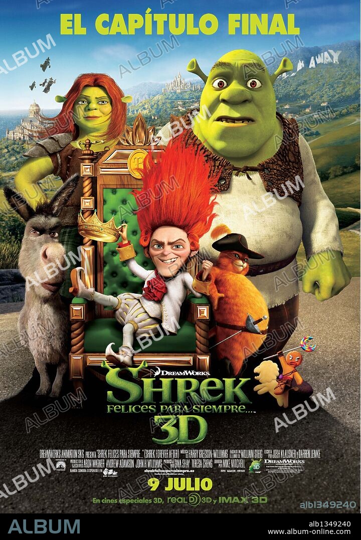 Poster of SHREK FOREVER AFTER, 2010, directed by MIKE MITCHELL. Copyright DREAMWORKS ANIMATION/DREAMWORKS SKG/PACIFIC DATA IMAGES.