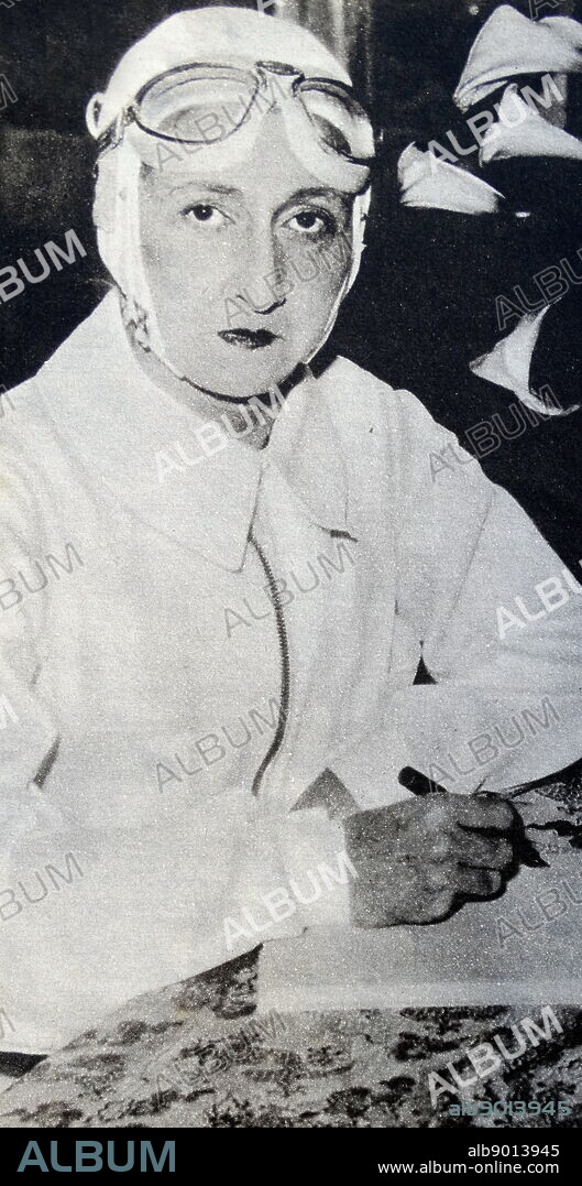 Jeanne Anne Henri-Robert, wife of Paul Reynaud (15 October 1878 - 21 September 1966) who was a French politician and lawyer prominent in the interwar period, noted for his stances on economic liberalism and militant opposition to Germany.
