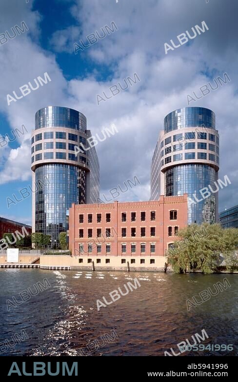 Berlin-Tiergarten-Moabit, Innenministerium Bürohäuser an der ehemaligen Bolle-Molkerei (Berlin-Tiergarten-Moabit,Berlin,DEU).