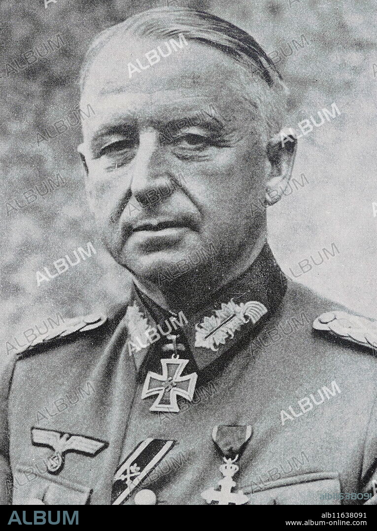 Fritz Erich Georg Eduard von Manstein (born Fritz Erich Georg Eduard von Lewinski; 24 November 1887 - 9 June 1973) was a German Field Marshal of the Wehrmacht during the Second World War, who was subsequently convicted of war crimes and sentenced to 18 years imprisonment.