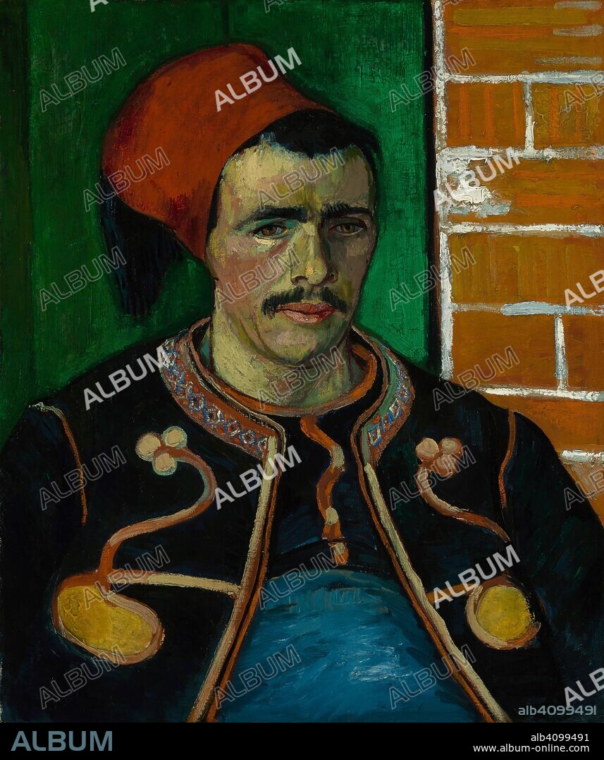 VINCENT VAN GOGH. The Zouave. Date: June 1888, Arles. Dimensions: 65.8 cm x 55.7 cm, 83.0 cm x 72.7 cm.