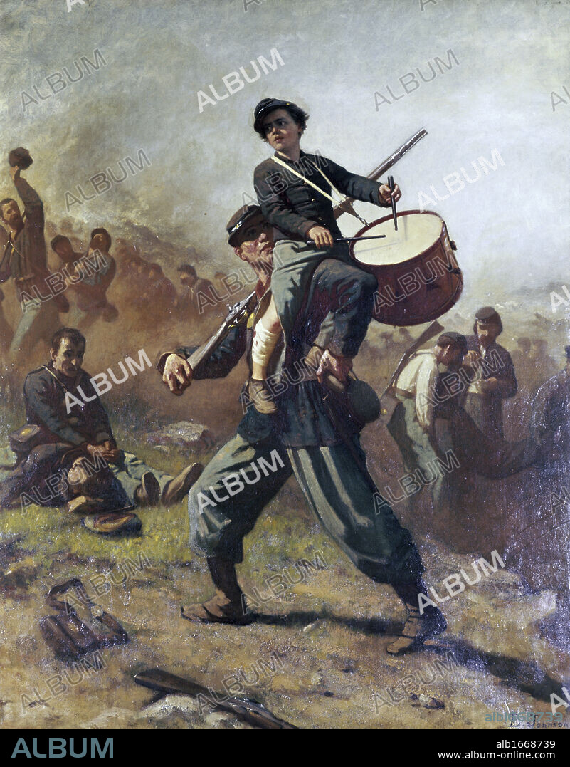The Wounded Drummer Boy  Eastman Johnson (1824-1906 American).