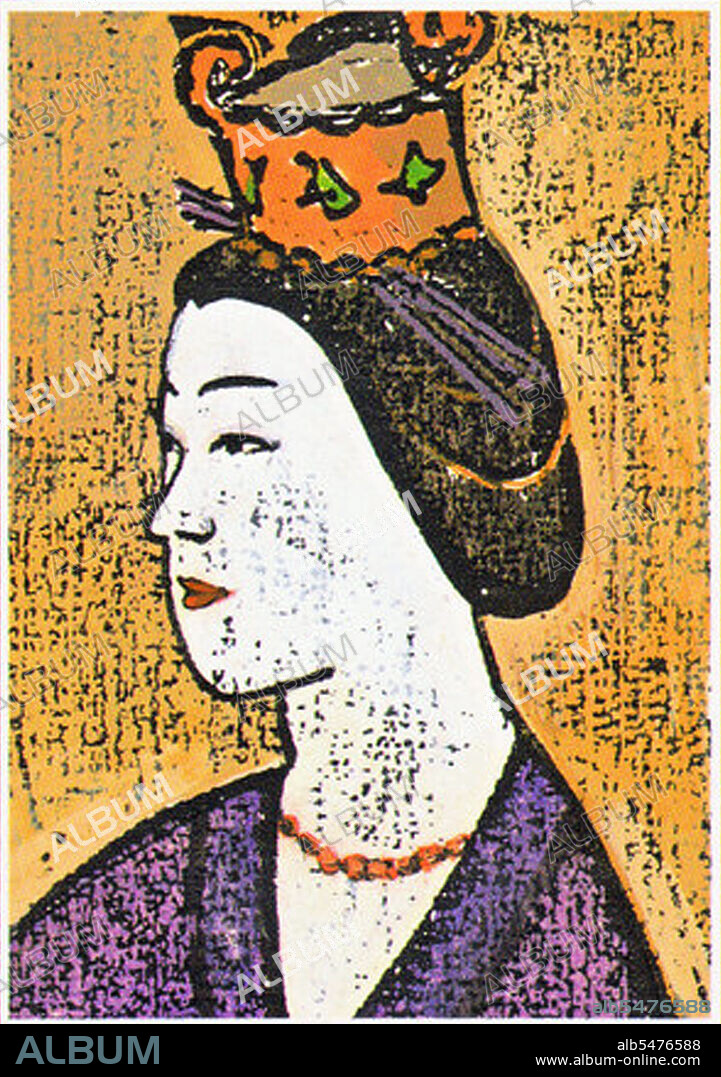 Empress Suiko (554-628), 33rd imperial rulerof Japan. In the history of Japan, Suiko was the first of only eight women to take on the role of empress regnant. She is traditionally venerated at a memorial Shinto shrine (misasagi) at Osaka.