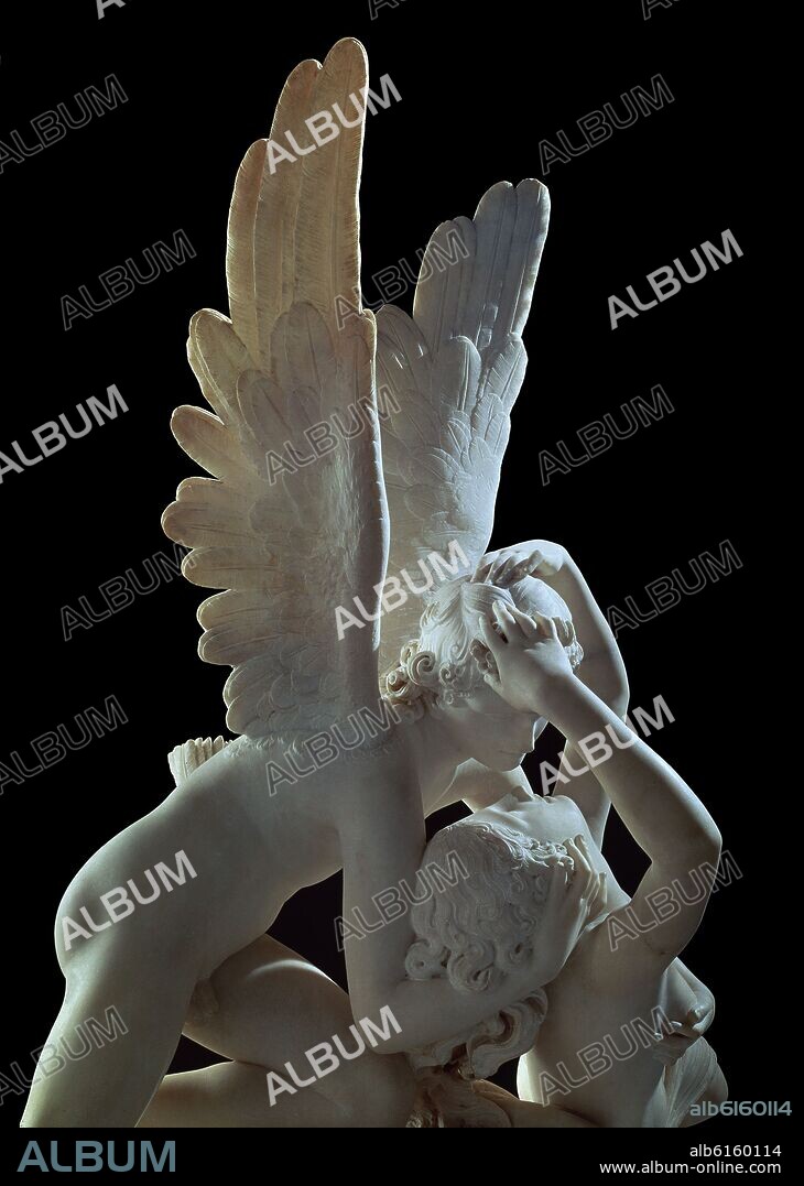 ANTONIO CANOVA (1757-1822). CUPIDO Y PSIQUE O EL AMOR DE PSIQUE - 1800 - NEOCLASICISMO ITALIANO.