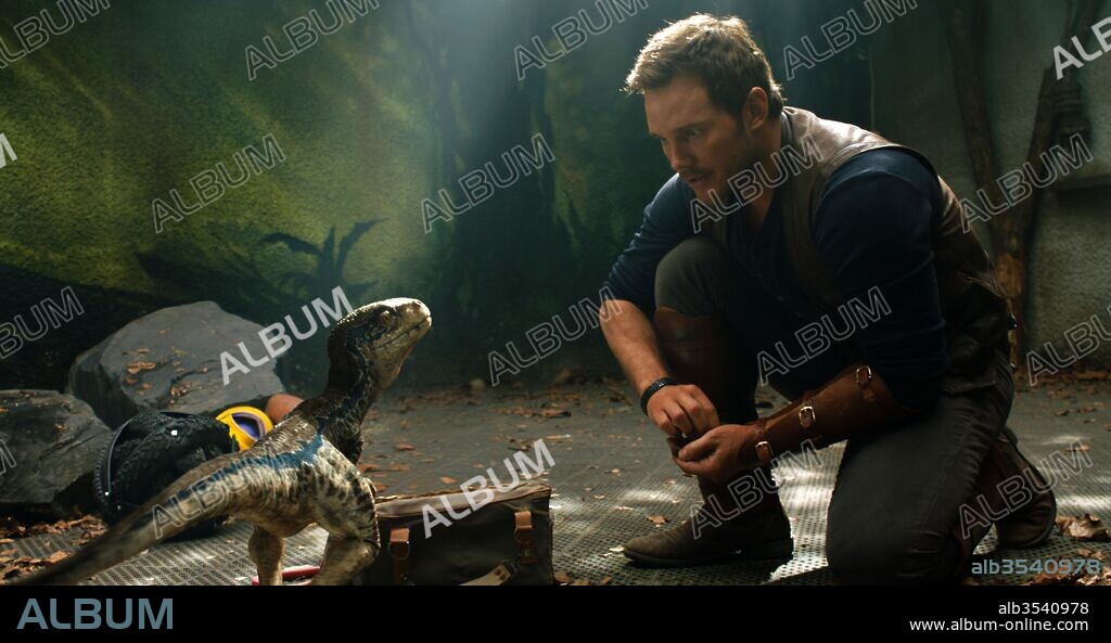 CHRIS PRATT en JURASSIC WORLD: EL REINO CAIDO, 2018 (JURASSIC WORLD: FALLEN KINGDOM), dirigida por JUAN ANTONIO BAYONA. Copyright Amblin ent/Apaches Ent/Legendary Ent/Universal Pictures.