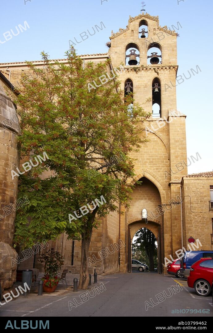 Church of San Juan Bautista, Laguardia, Rioja Alavesa, Araba, Basque Country, Spain.