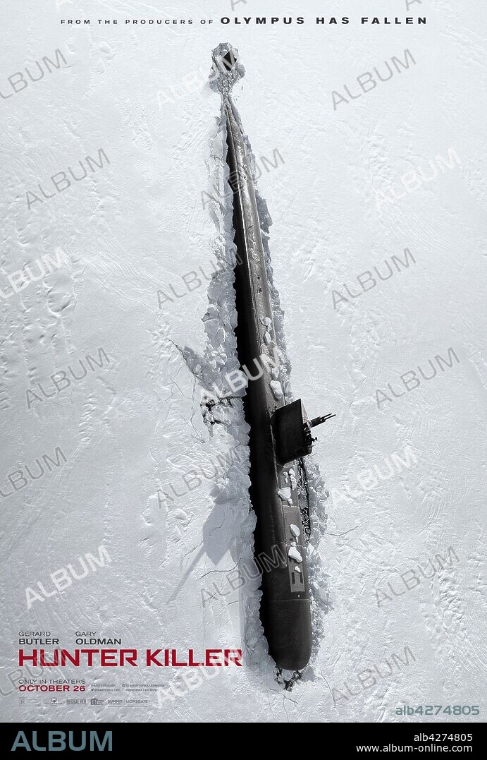 Poster of HUNTER KILLER, 2018, directed by DONOVAN MARSH. Copyright Summit Entertainment / Millennium Films / Original Film.