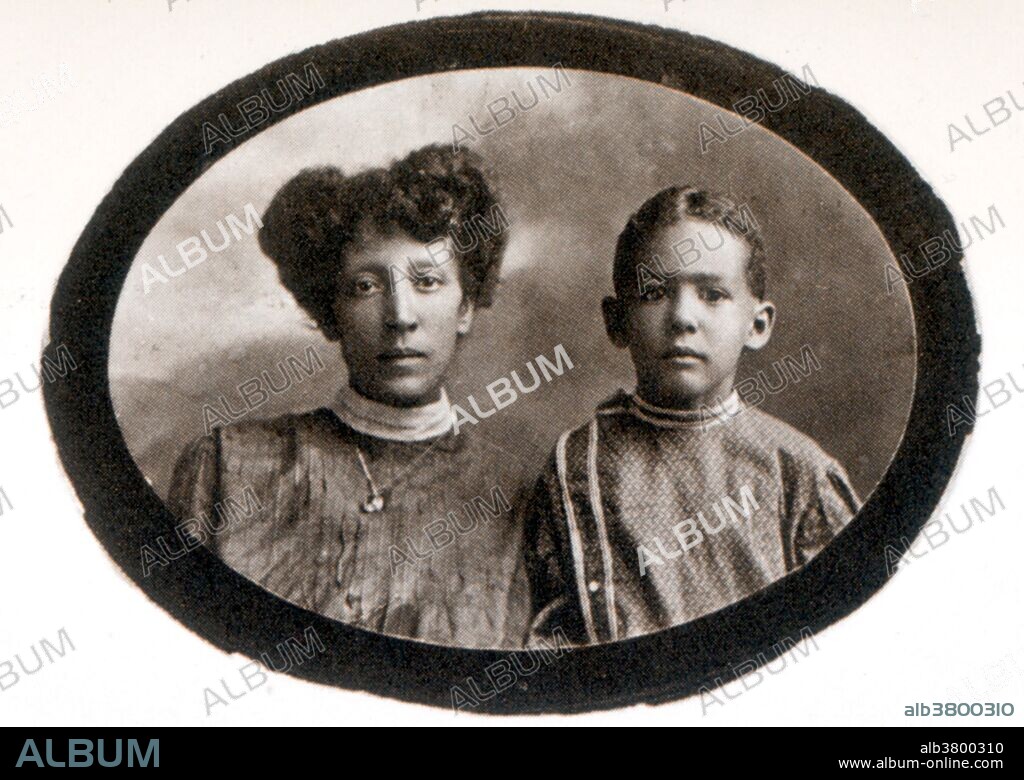 Hughes photographed with his mother, Carrie Mercer Langston Hughes, 1907. Photographed or supplied by George Bass. James Mercer Langston Hughes (February 1, 1902 - May 22, 1967) was an American poet, social activist, novelist, playwright, and columnist. After travels to Mexico, west Africa, Paris and England he returned to the US and settled in Washington D.C. There he met the poet Vachel Lindsay who publicized his discovery of a new black poet. By this time, Hughes's earlier work had been published in magazines and was about to be collected into his first book of poetry. He earned a B.A. degree from Lincoln University in 1929, and returned to New York. Except for travels to the Soviet Union and parts of the Caribbean, he lived in Harlem for the remainder of his life, and is best remembered as a leader of the Harlem Renaissance. His main concern was the uplift of his people, whose strengths, resiliency, courage, and humor he wanted to record as part of the general American experience. Permeating his work is pride in the African-American identity and its diverse culture. He died in 1967 from complications after abdominal surgery, related to prostate cancer, at the age of 65.