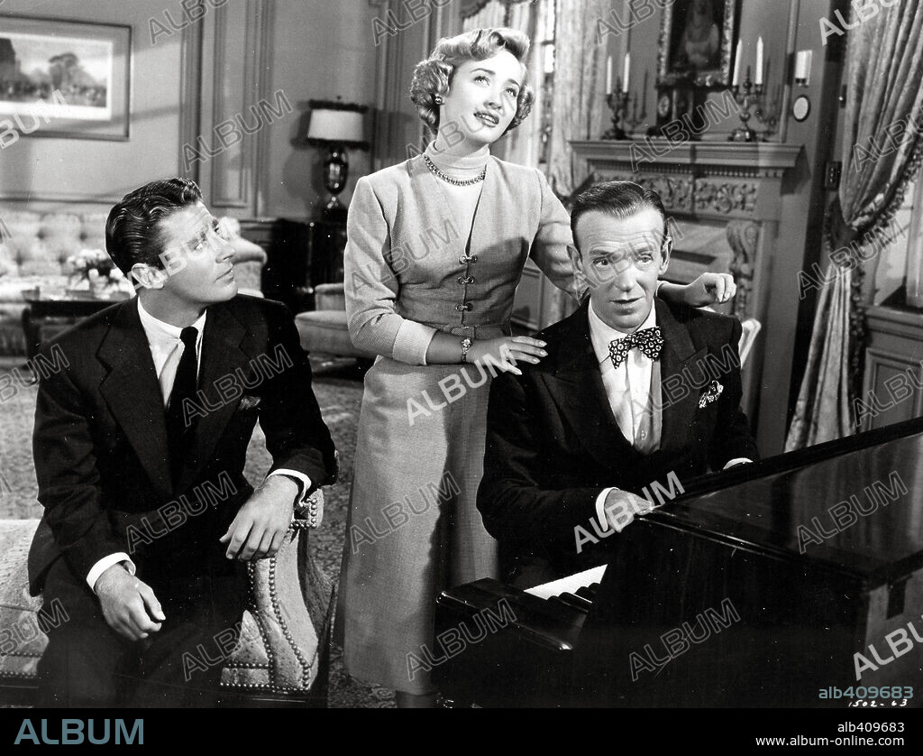 FRED ASTAIRE, JANE POWELL and PETER LAWFORD in ROYAL WEDDING, 1951, directed by STANLEY DONEN. Copyright M.G.M.