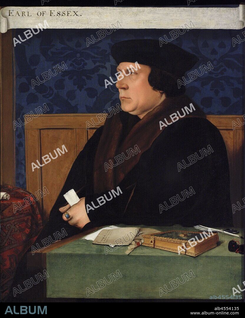 Thomas Cromwell (c. 1485-1540). Earl of Essex. English statesman. Principal adviser to King Henry VIII. Portrait. Early 17th century copy of the original by Hans Holbein. Oil on panel (78,1 x 61,9 cm), early 17th century. National Portrait Gallery. London, England, United Kingdom.