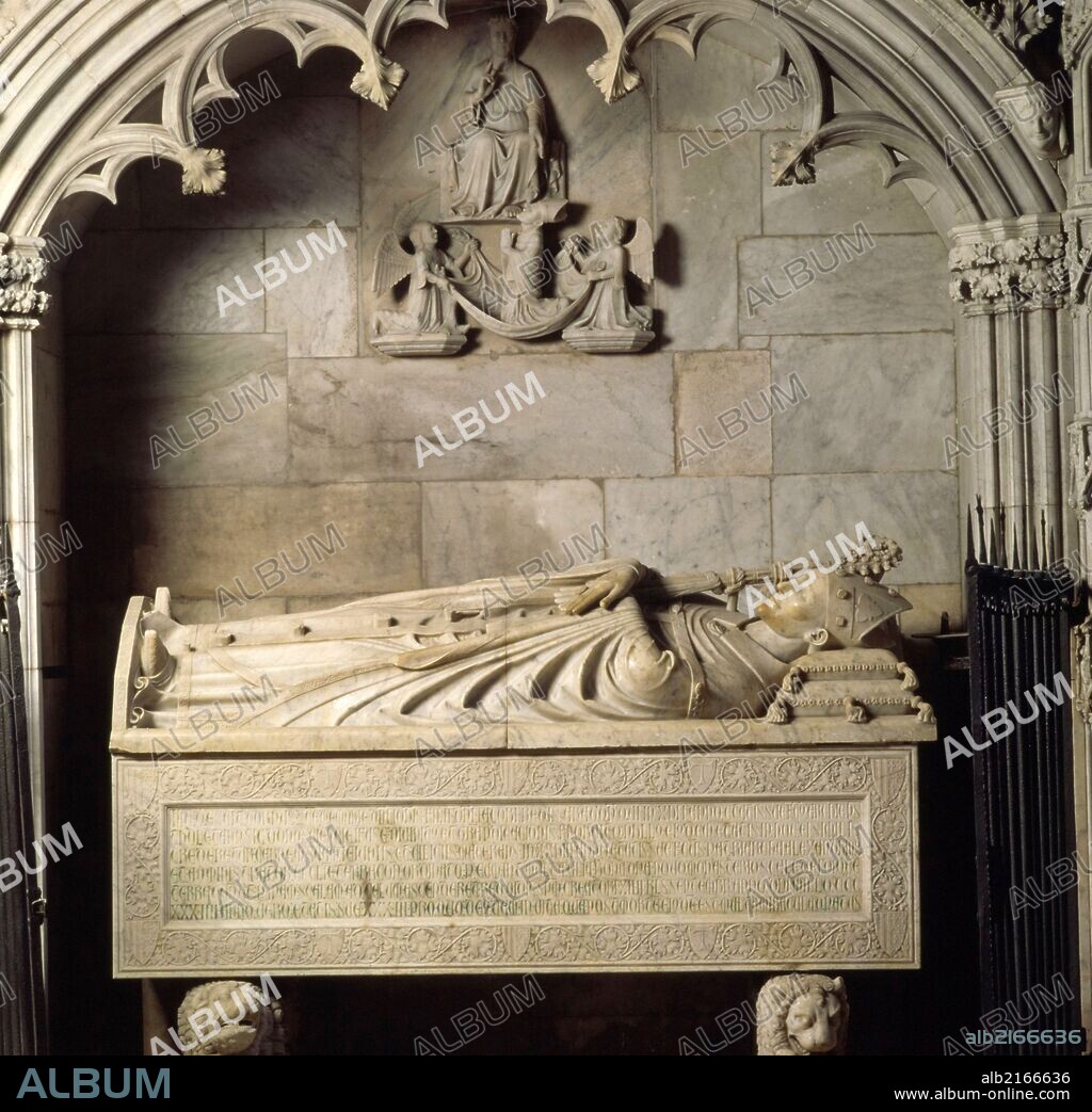 Sepulcro del Arzobispo Juan de Aragón. S.XIV.