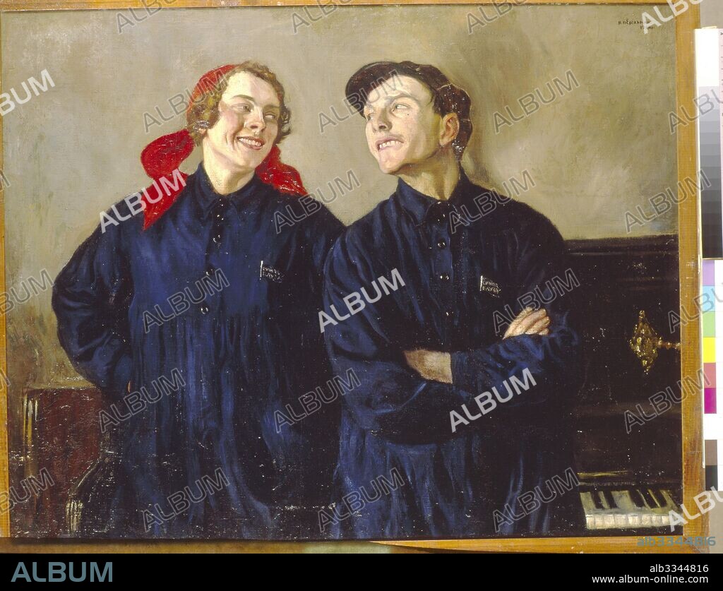 VIKTOR NIKOLAEVICH PERELMAN. The agitprop movement of "Blue shirts".