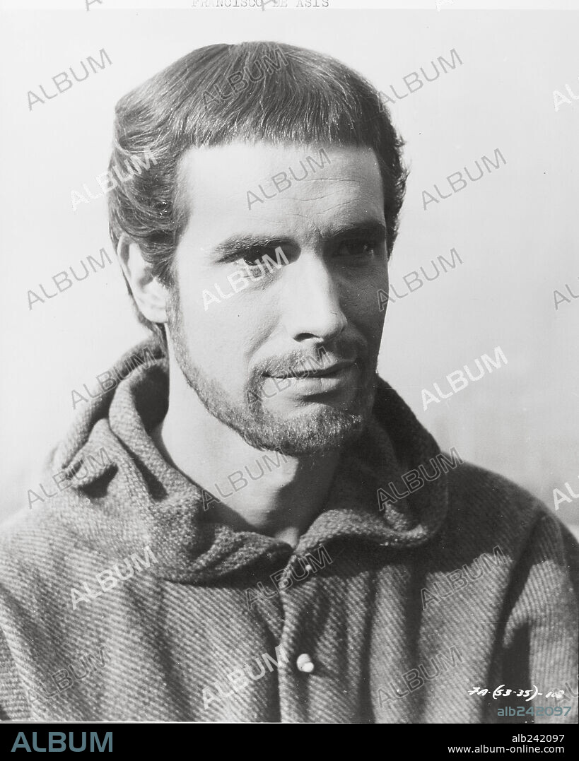 BRADFORD DILLMAN en FRANCISCO DE ASÍS, 1961 (FRANCIS OF ASSISI), dirigida por MICHAEL CURTIZ. Copyright 20TH CENTURY FOX.
