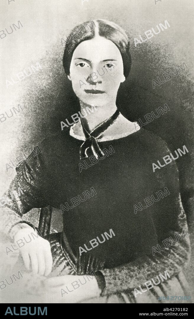 Emily Elizabeth Dickinson,  1830 – 1886 American poet After a contemporary print.