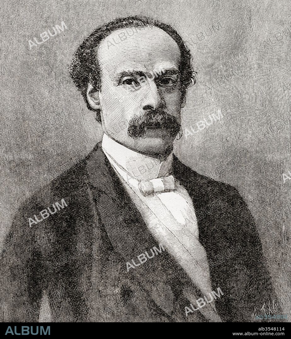 José Manuel Emiliano Balmaceda Fernández, 1840 – 1891. 11th President of Chile. From The Review of Reviews, published 1891.