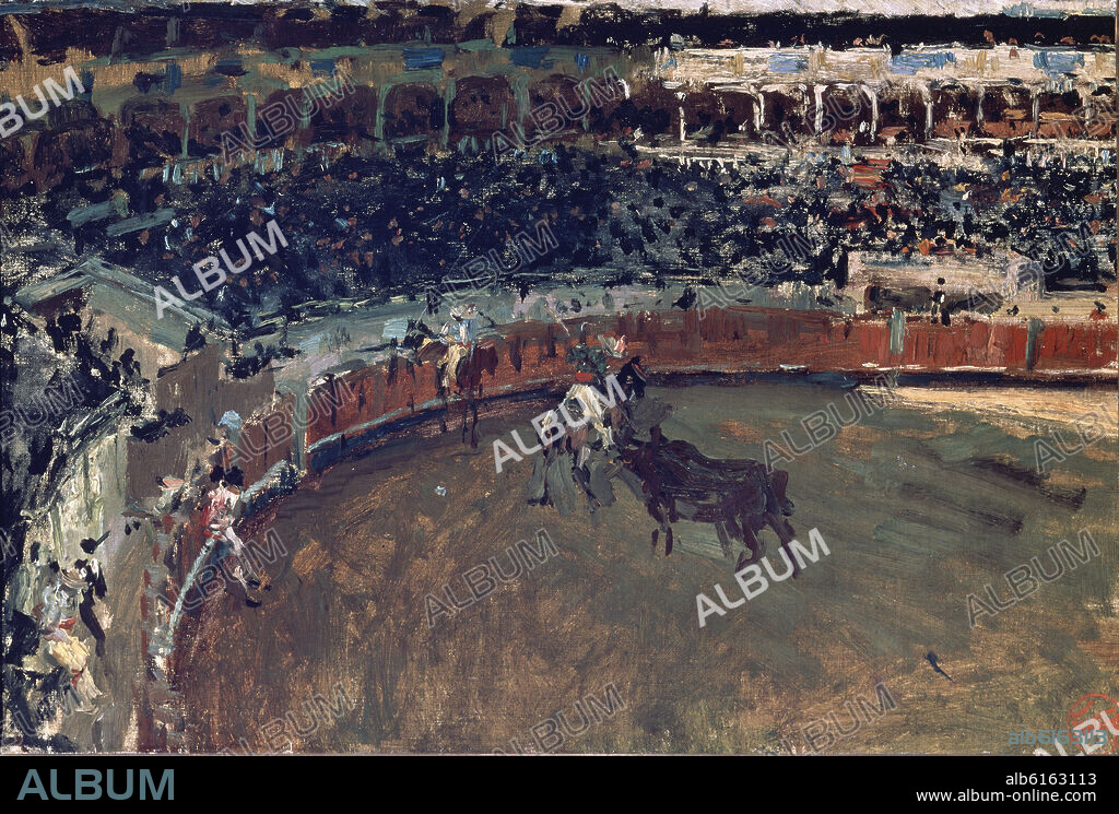 MARIANO FORTUNY. CORRIDA DE TOROS - SIGLO XIX.