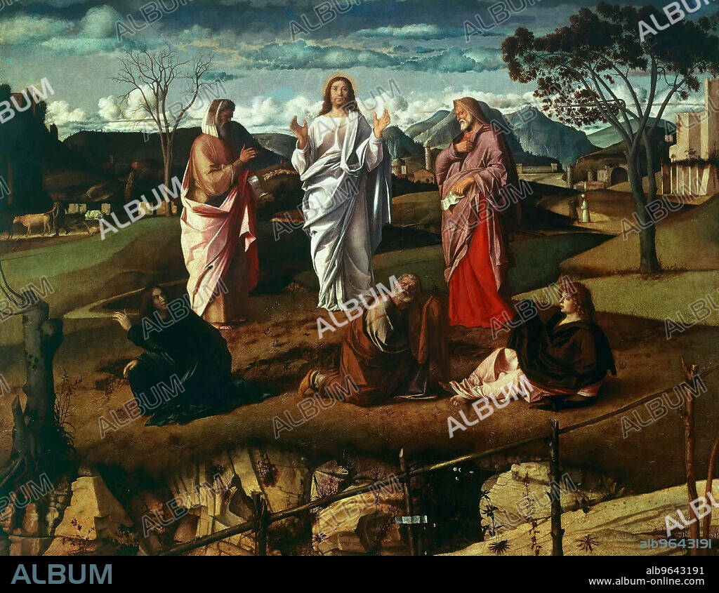GIOVANNI BELLINI. The Transfiguration of Christ.