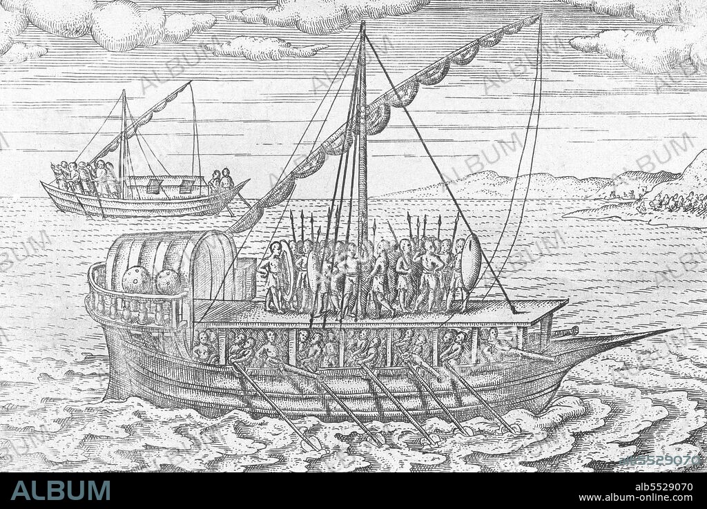 Cornelis de Houtman (2 April 1565 – 1 September 1599) was a Dutch explorer who discovered a new sea route from Europe to Indonesia and managed to begin the Dutch spice trade. At the time, the Portuguese Empire held a monopoly on the spice trade, and the voyage was a symbolic victory for the Dutch, even though the voyage itself was a disaster. The voyage may be regarded as the start of the Dutch colonisation of Indonesia. Within five years, sixty-five more Dutch ships had sailed east to trade. Soon, the Dutch would fully take over the spice trade in and around the Indian Ocean.