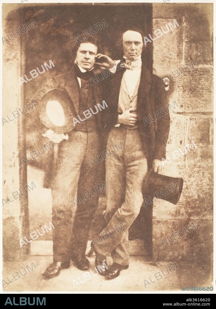 ROBERT ADAMSON und DAVID OCTAVIUS HILL. D.O. Hill and W.B. Johnstone. Artist: David Octavius Hill (British, Perth, Scotland 1802-1870 Edinburgh, Scotland); Robert  Adamson (British, St. Andrews, Scotland 1821-1848 St. Andrews, Scotland). Photography Studio: Hill and Adamson (British, active 1843-1848). Date: 1843-47.