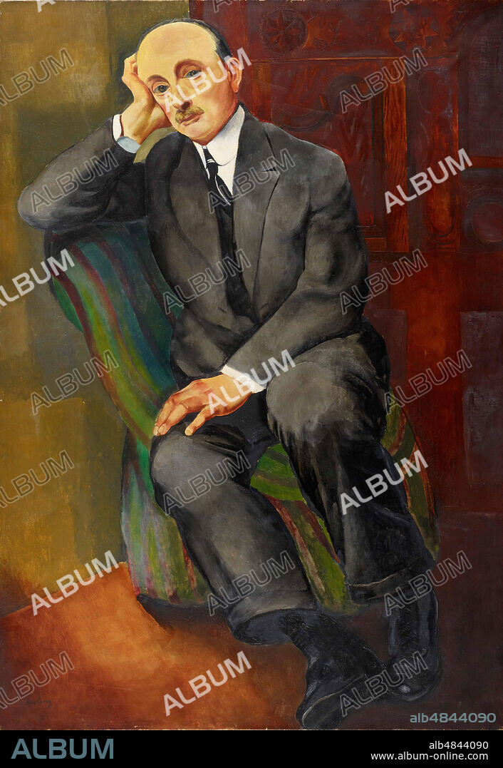 MOISE KISLING. Portrait of Jonas Netter.