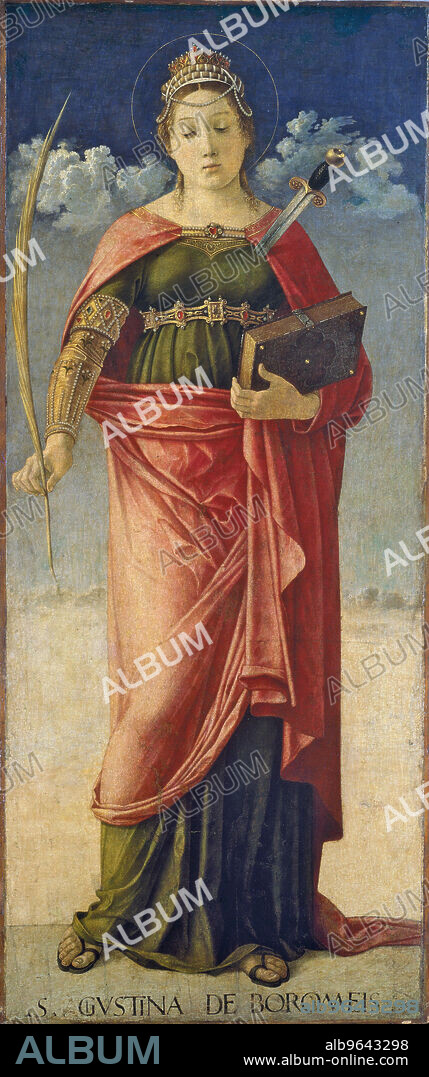 GIOVANNI BELLINI. Santa Giustina de' Borromeis.
