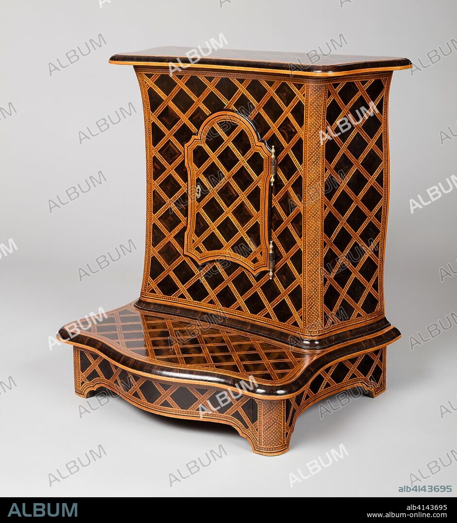 Prie-Dieu. Pietro Piffetti; Italian, c. 1700-1777; Turin, Italy. Date: 1759. Dimensions: 87 × 78 × 58 cm (34 1/4 × 30 3/4 × 22 1/3 in.). Boxwood and ebony. Origin: Turin.