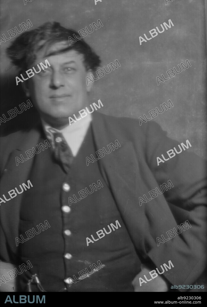 ARNOLD GENTHE. Crowley, Mr., portrait photograph, 1915.
