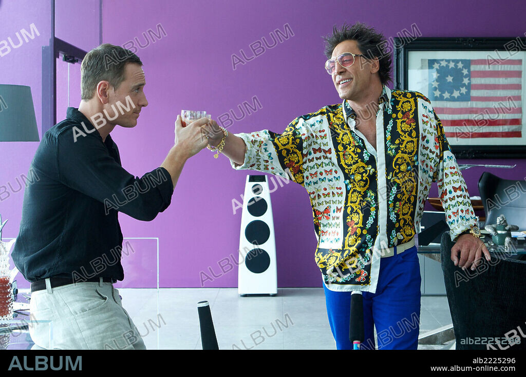 JAVIER BARDEM and MICHAEL FASSBENDER in THE COUNSELOR, 2013, directed by RIDLEY SCOTT. Copyright CHOCKSTONE PICTURES.