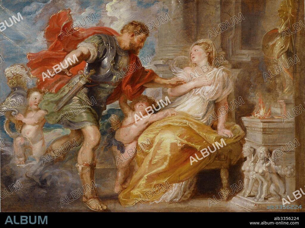 PIETER PAUL RUBENS. Mars and Rhea Silvia.