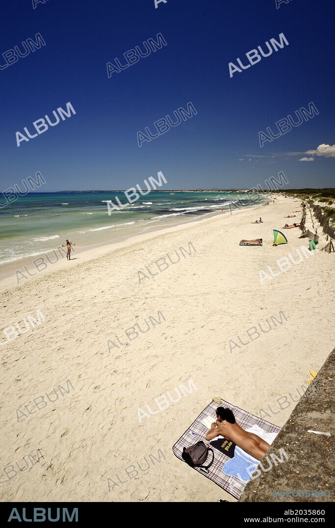 playa Es Trenc. Ses Salines.Mallorca.Islas Baleares. España.