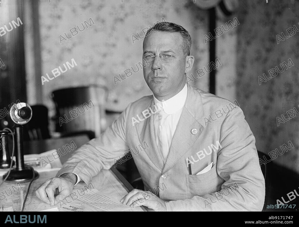 HARRIS & EWING. Julius H. Barnes, President, U.S. Food Administration Grain Corporation, 1917. USA, First World War.