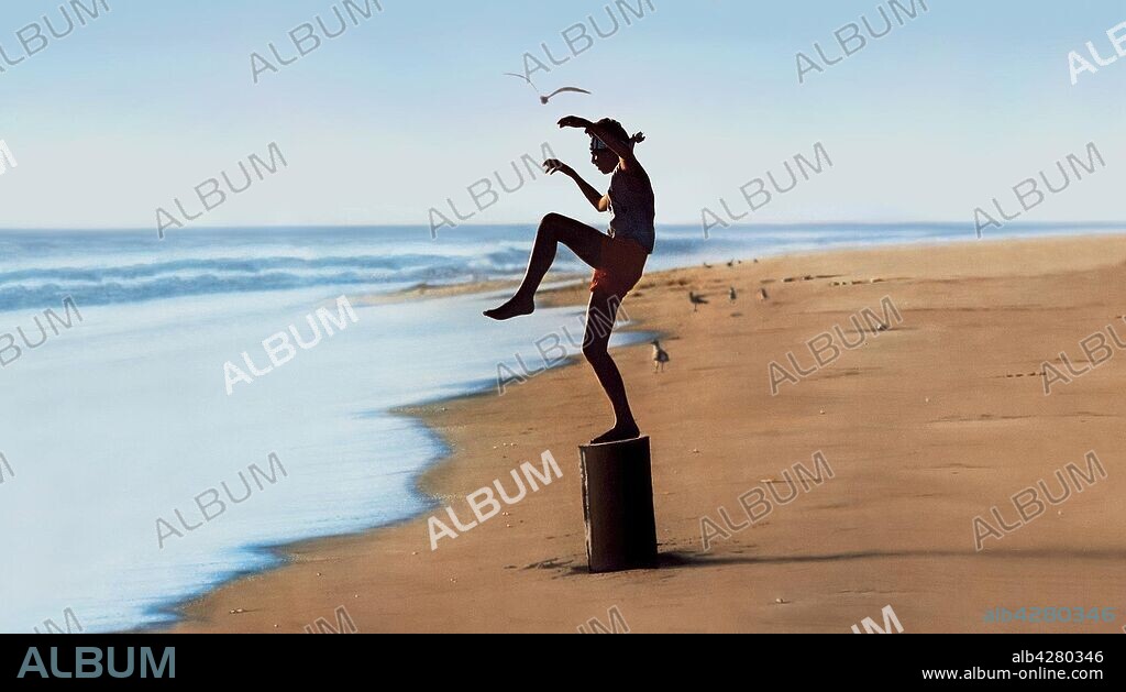 RALPH MACCHIO dans KARATÉ KID - LE MOMENT DE VÉRITÉ, 1984 (THE KARATE KID), réalisé par JOHN G. AVILDSEN. Copyright COLUMBIA PICTURES.