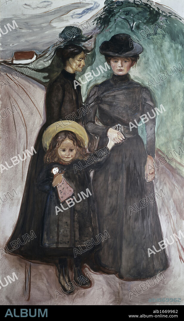 Boch Family by Edvard Munch, 1863-1944.