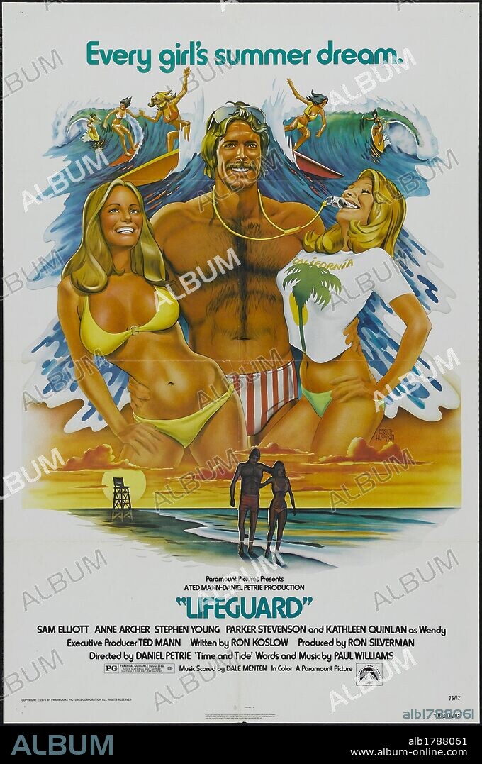 Poster of LIFEGUARD, 1976, directed by DANIEL PETRIE. Copyright PARAMOUNT PICTURES.