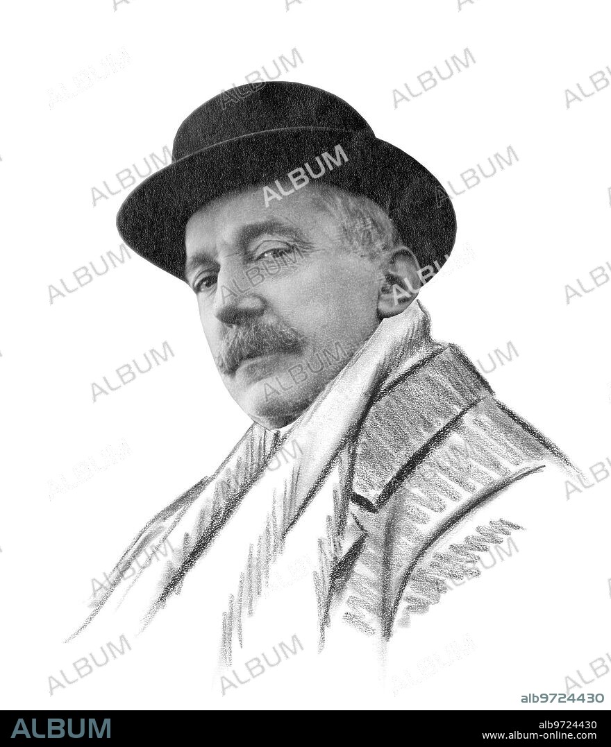 ALFONSO SÁNCHEZ PORTELA. 1916. El notable periodista Alejandro Saint Aubin, que ha fallecido en Madrid.