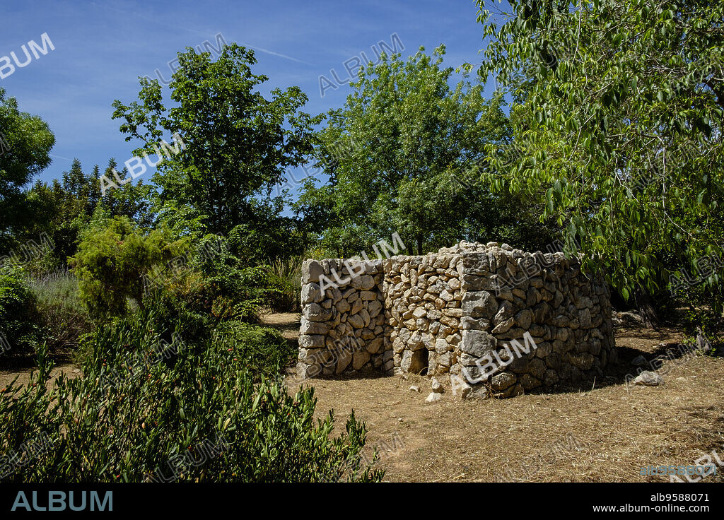 horno de cal, Parc Etnològic de Caimari, Caimari, municipio de Selva, Mallorca, balearic islands, spain, europe.