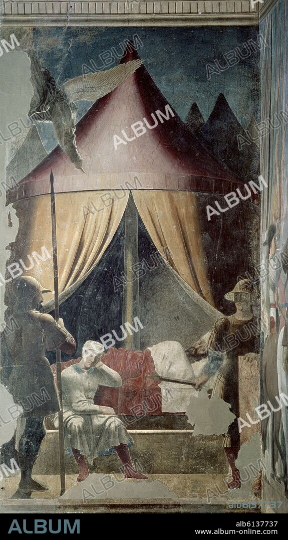 PIERO DELLA FRANCESCA (1420/92). VISION NOCTURNA DE CONSTANTINO.