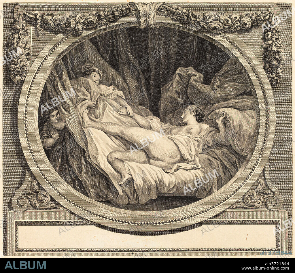 NICOLAS PONCE AFTER JEAN-HONORé FRAGONARD. Le verre d'eau. Medium: etching and engraving.