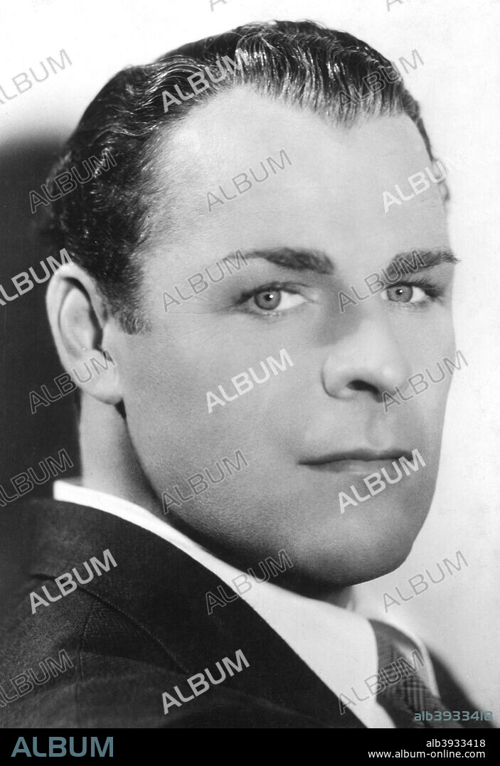 Brian Donlevy (1901-1972), American actor, c1930s-c1940s. Donlevy began his Hollywood career with the silent film A Man of Quality (1926) and went on to appear in over 80 films. In 1939 he received an Oscar nomination for Best Supporting Actor for his portrayal of the sadistic Sgt Markoff in Paramount's Beau Geste (1939).