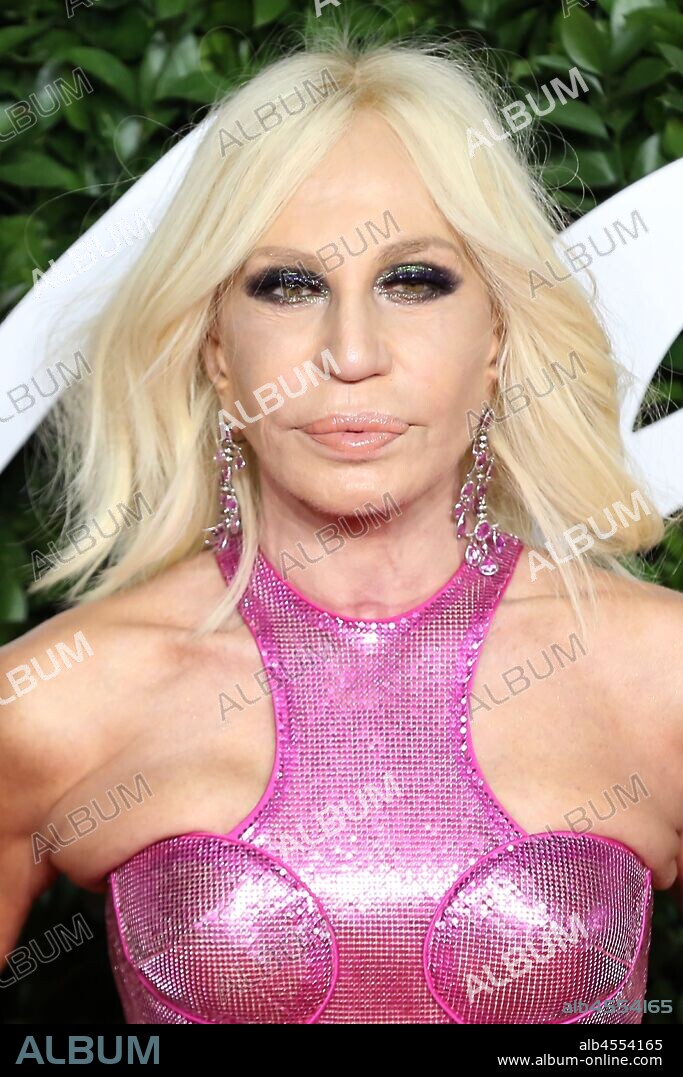 November 29, 2019, London, Great Britain, United Kingdom: Fashion designer Donatella Versace attends The Fashion Awards 2019 at the Royal Albert Hall in London...DECEMBER 2ND 2019. (Credit Image: © Matrix via ZUMA Press). 02/12/2019