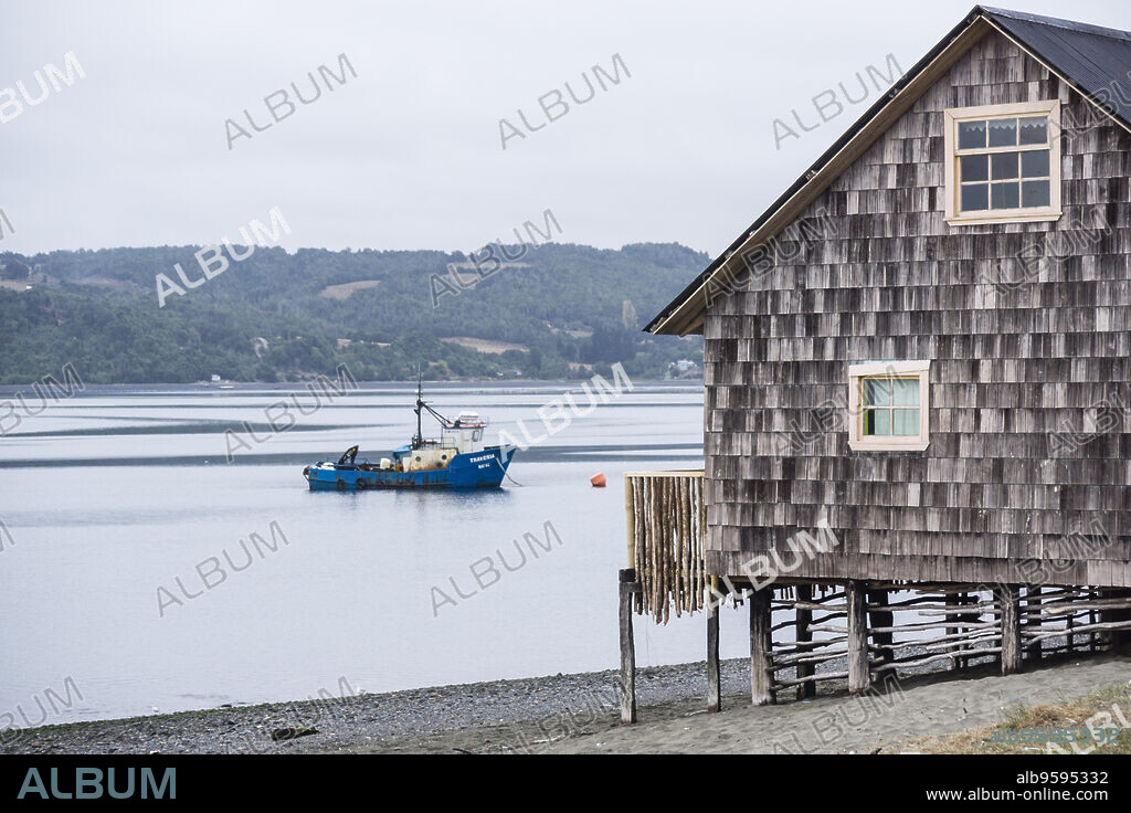 Quemchi, archipiélago de Chiloé ,provincia de Chiloé ,región de Los Lagos,Patagonia, República de Chile,América del Sur.