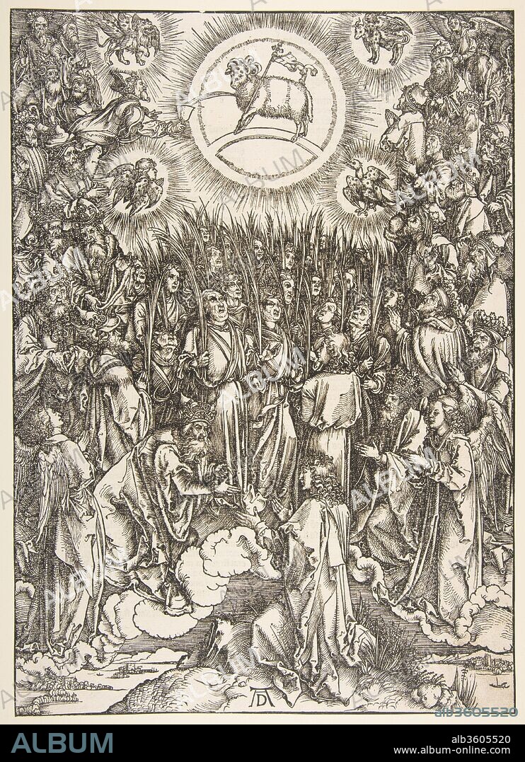 ALBRECHT DÜRER. The Adoration of the Lamb, from the Apocalypse series. Artist: Albrecht Dürer (German, Nuremberg 1471-1528 Nuremberg). Date: n.d..