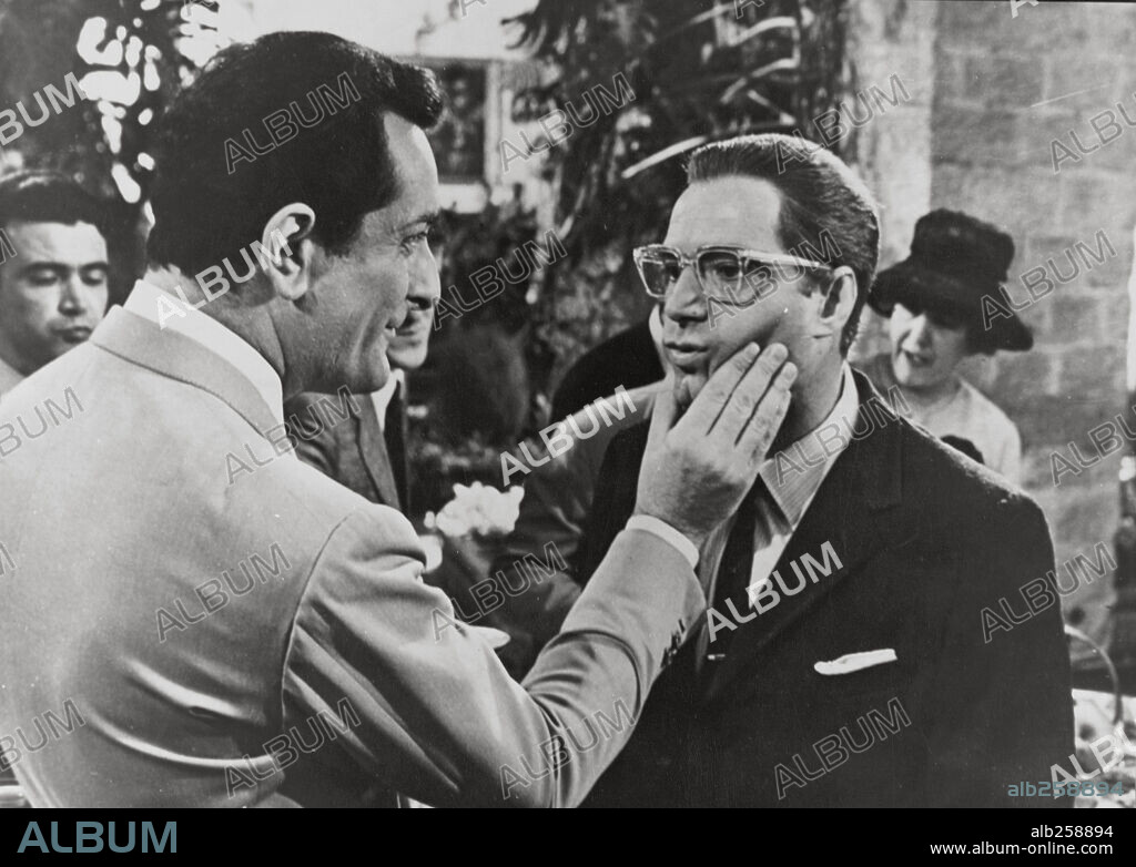 NINO MANFREDI and RICARDO GARRONE in COMPLEXES, 1965 (I COMPLESSI), directed by DINO RISI, FRANCO ROSSI and LUIGI FILIPPO D'AMICO.