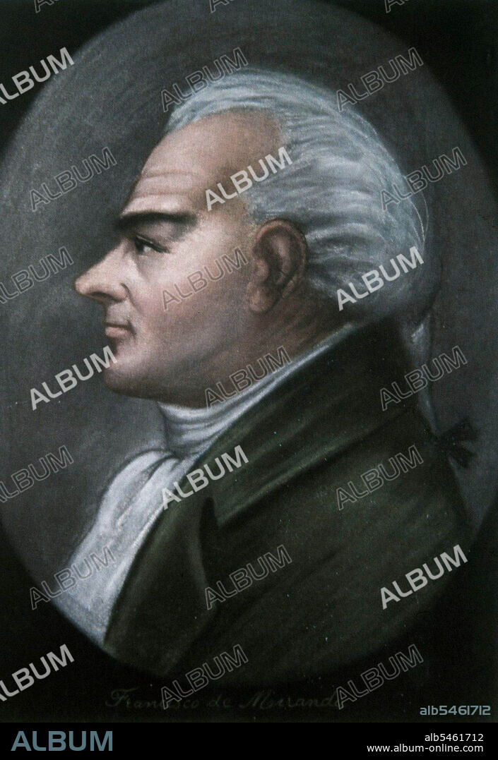 FRANCISCO MIRANDA. GENERAL VENEZOLANO . 1750 - 1816.