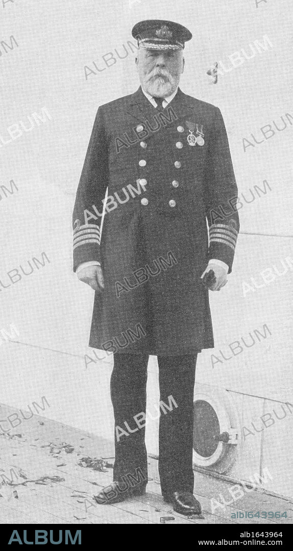 Captain Edward John Smith RD RNR January 27 1850 to April 15 1912 Captain of RMS Titanic who went down with the ship.