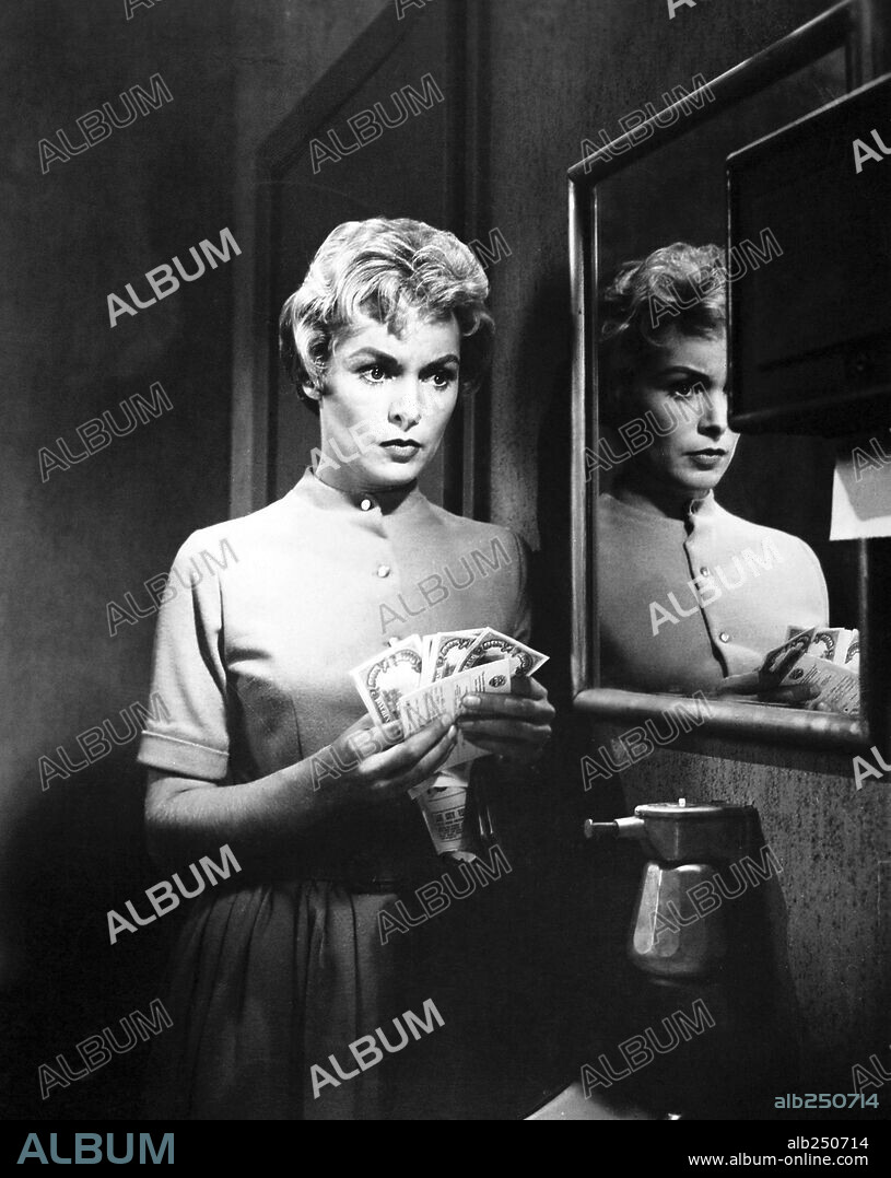 JANET LEIGH en PSICOSIS, 1960 (PSYCHO), dirigida por ALFRED HITCHCOCK. Copyright SHAMLEY PRODUCTIONS.
