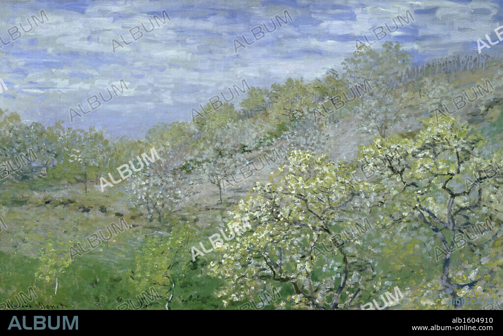 Trees in Bloom  (Arbres en Fleurs)  Claude Monet (1840-1926/French)  Collection Grimaldi, Monaco.